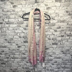 NWT Lanvin Pink and Cream Wrap Scarf